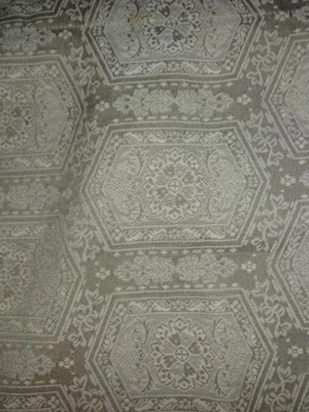 2-COURT OF VERSAILLES CANNON ROYAL FAMILY KING SHAMS damask/brocade taupe